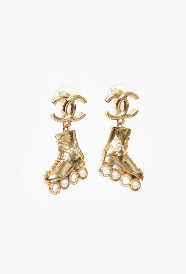 Chanel 2024 'CC' Rollerblade Earrings - 3
