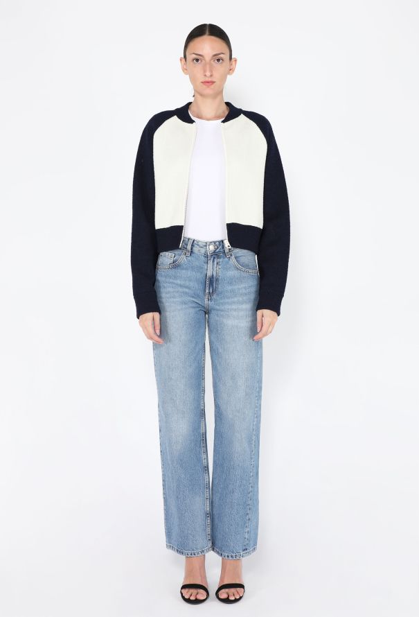 Dior Cropped Knit Bomber Jacket, 2022 - 5