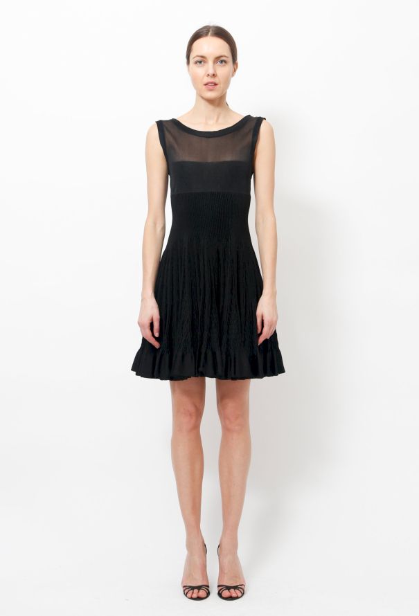 Alaïa Mesh Skater Dress - 1