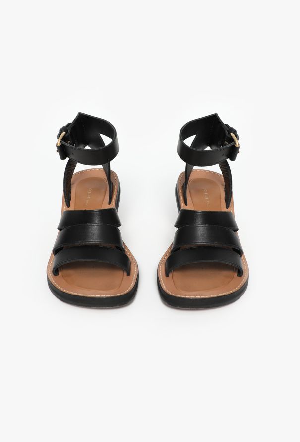 Céline F/W 2016 Leather 'Hiker' Sandals - 4