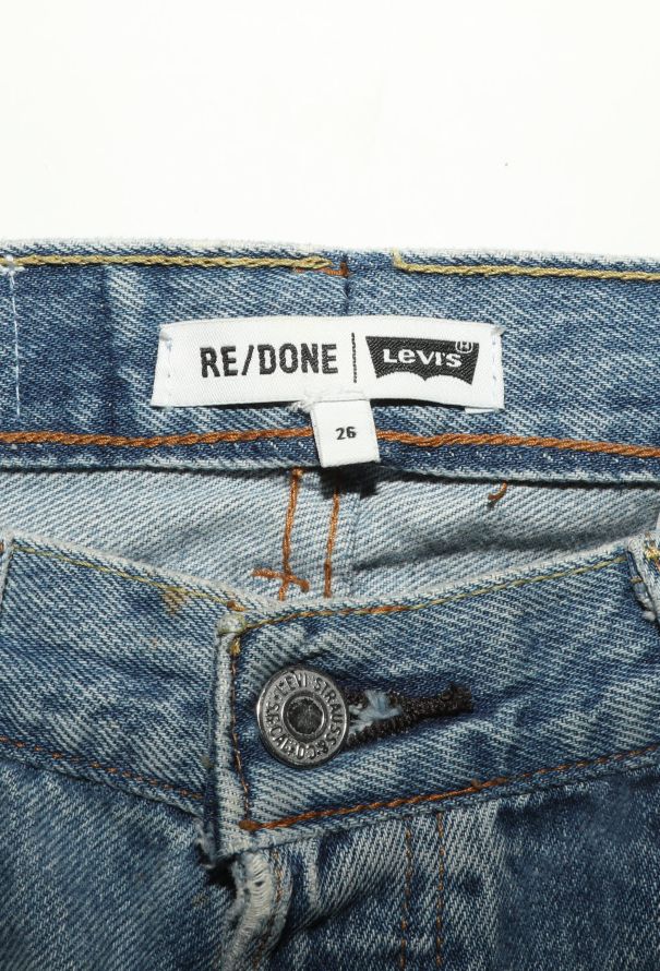 Levi's x Re/Done Cropped Mom Jeans - 5