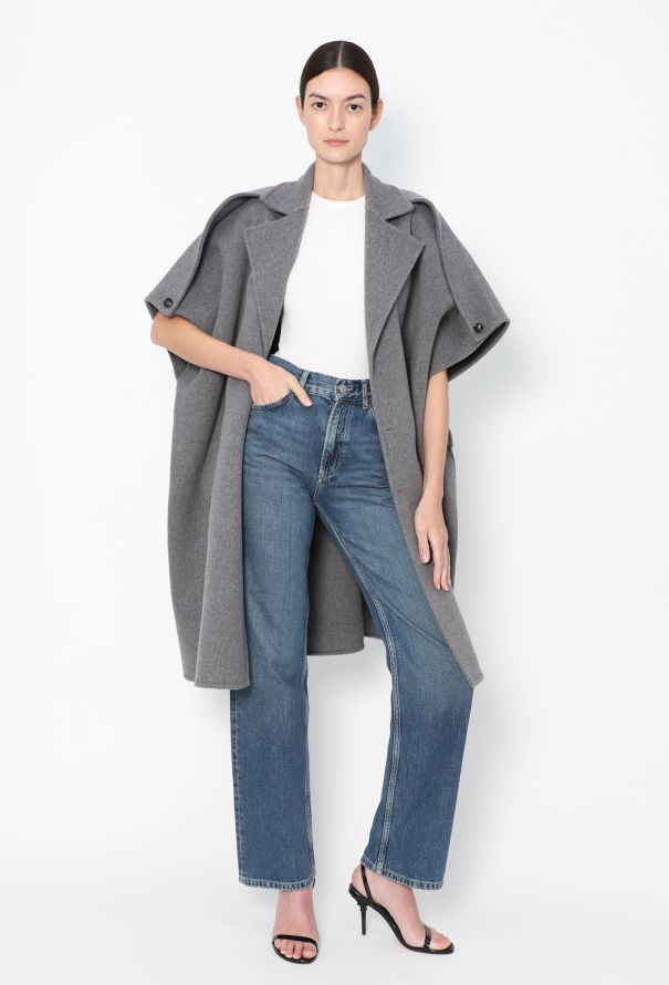 Bottega Veneta 2023 Cashmere Cape Coat - 6