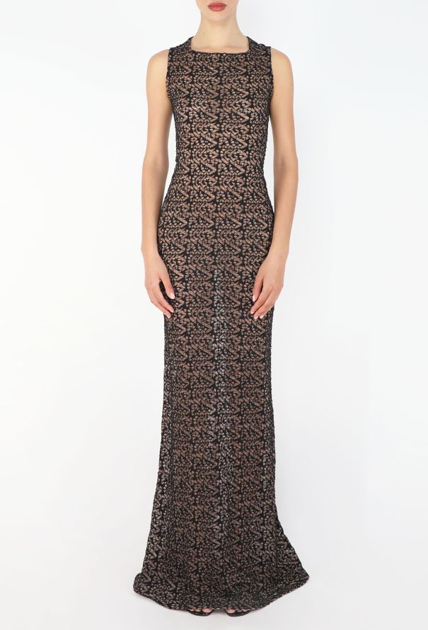 Alaïa S/S 2011 Macramé Flared Lace Gown - 3