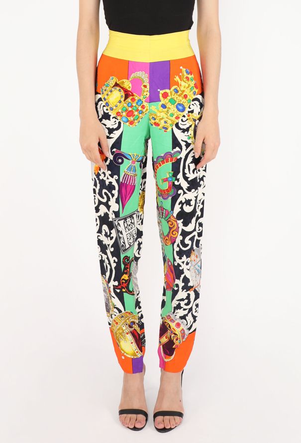Gianni Versace Atelier Regalia Printed Pants, S/S 1991 - 4