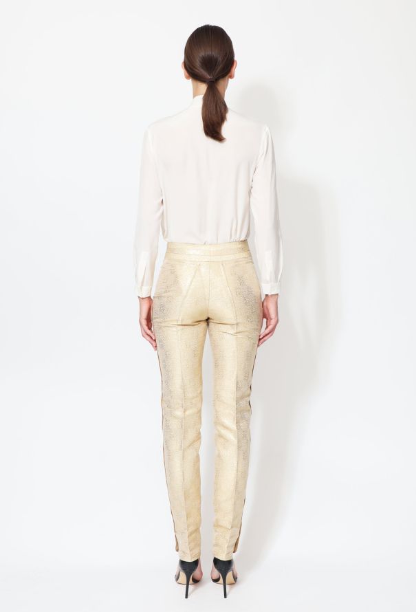Dior Resort 2008 Metallic Brocade Trousers - 4