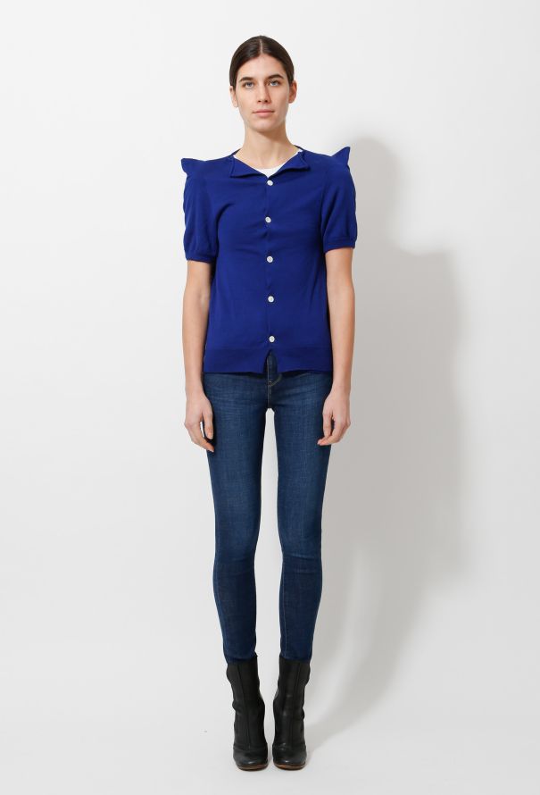 Comme des Garçons Pointed Shoulder Knit Cardigan - 2