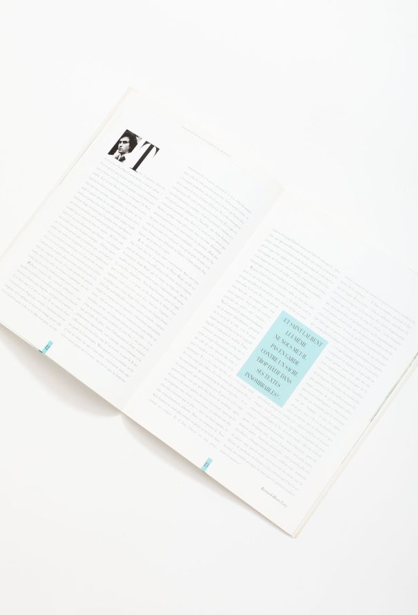 Saint Laurent L'Esprit du Temps, 30 Year Anniversary Catalogue - 4