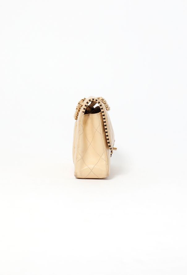 Chanel Woven Trim Medium Timeless Bag - 5