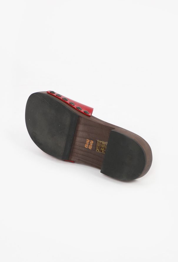 Miu Miu S/S 2025 Patent Clog Mules - 7