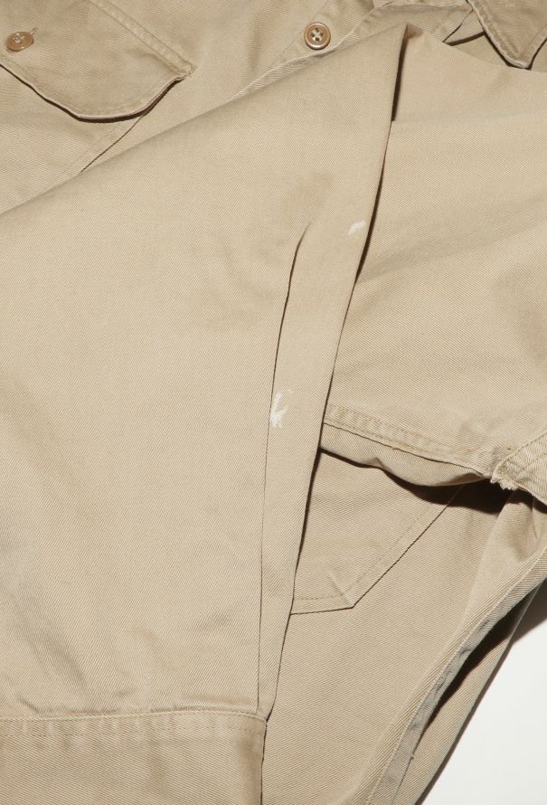 Men's Vintage 1960s Épaulette Military Overshirt - 7