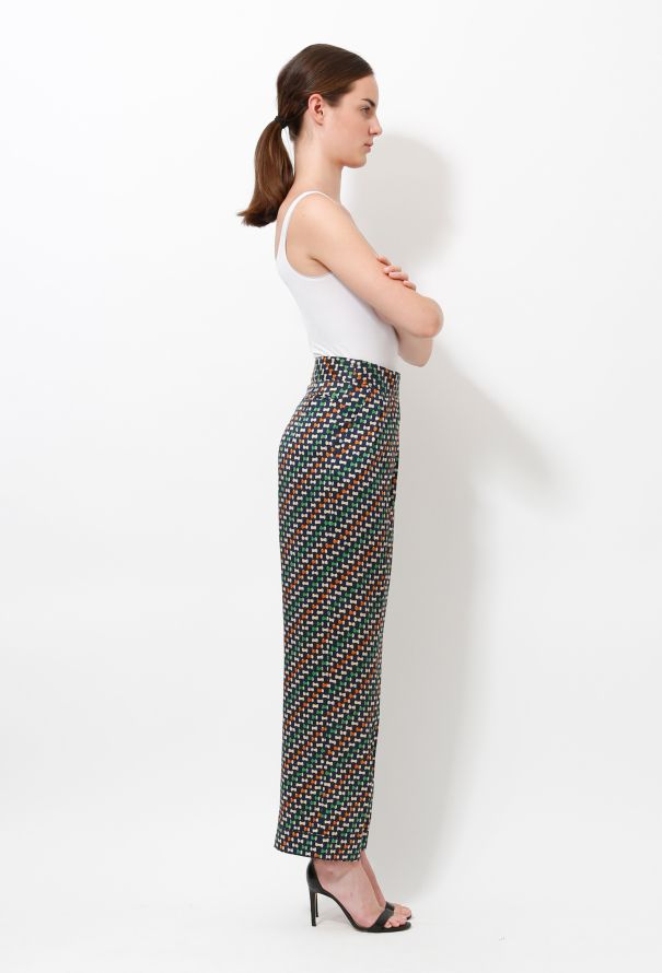 Dries Van Noten Printed Pegged Pants - 5
