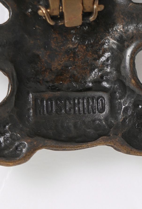 Moschino '90s Teddy Clip Earrings - 3