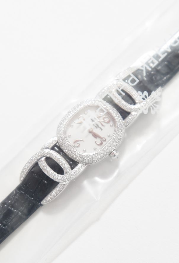 Patek Philippe 18k White Gold & Diamond Ellipse Watch - 3