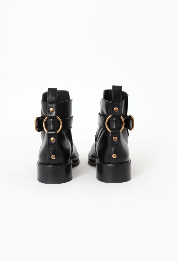 Chloé 2020 Leather Diane Combat Boots - 4