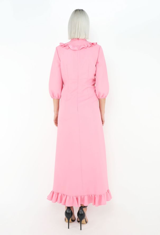 Miu Miu Pre-Fall 2020 Ruffled Smock dress - 5