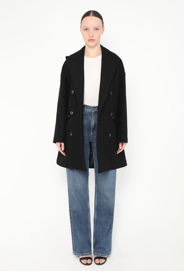 Alaïa Classic Double-Breasted Peacoat - 2