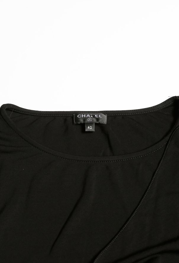 Chanel Draped Crêpe 'CC' Top - 4