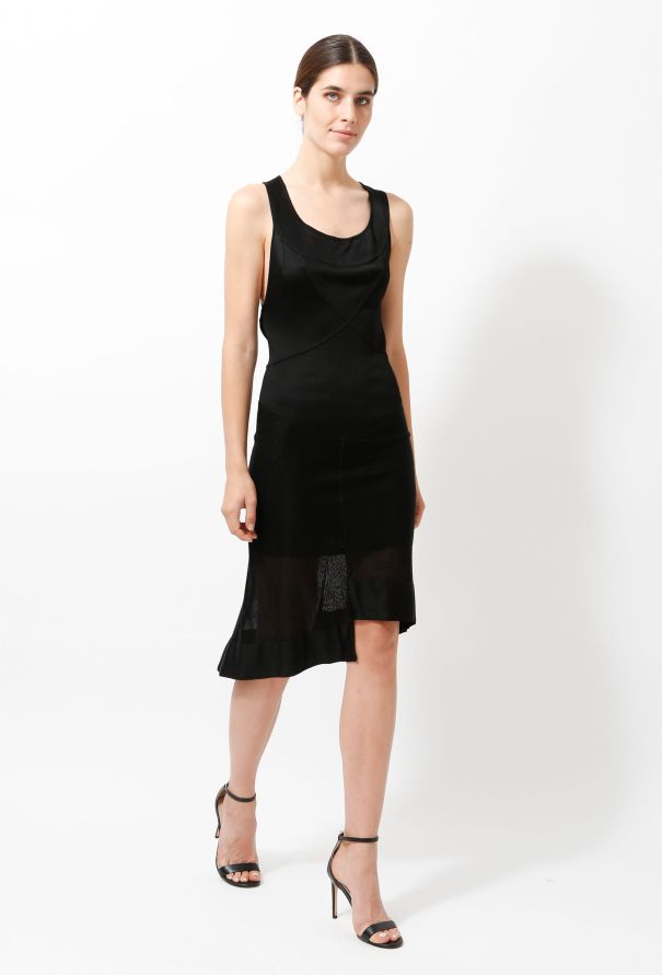 Alaïa 90s Cross Back Asymmetrical Dress - 3