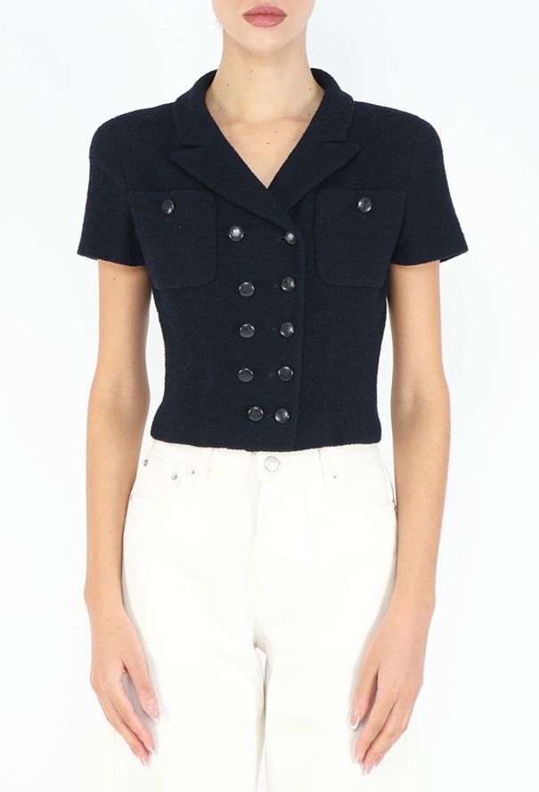 Chanel ICONIC S/S 1995 Bouclé 'CC' Jacket - 4