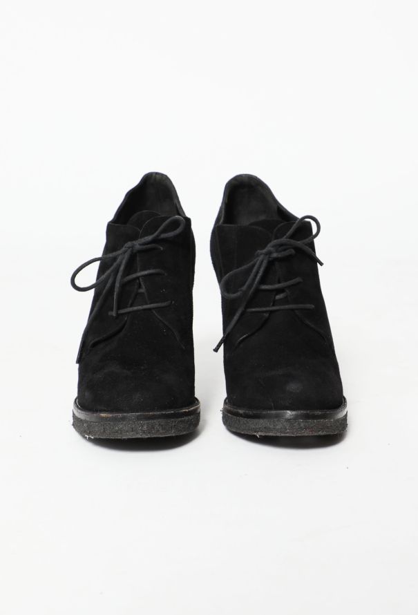 Balenciaga Suede Lace-Up Pumps - 3
