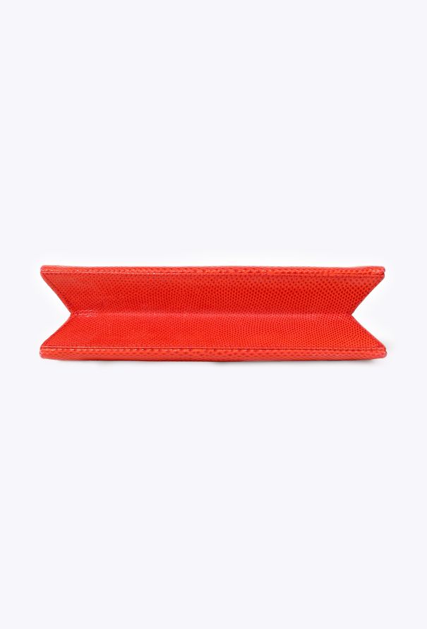 Saint Laurent Vintage Couture Lizard Clutch - 6