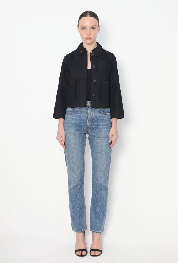 Miu Miu Resort 2017 Cropped Denim Jacket - 4