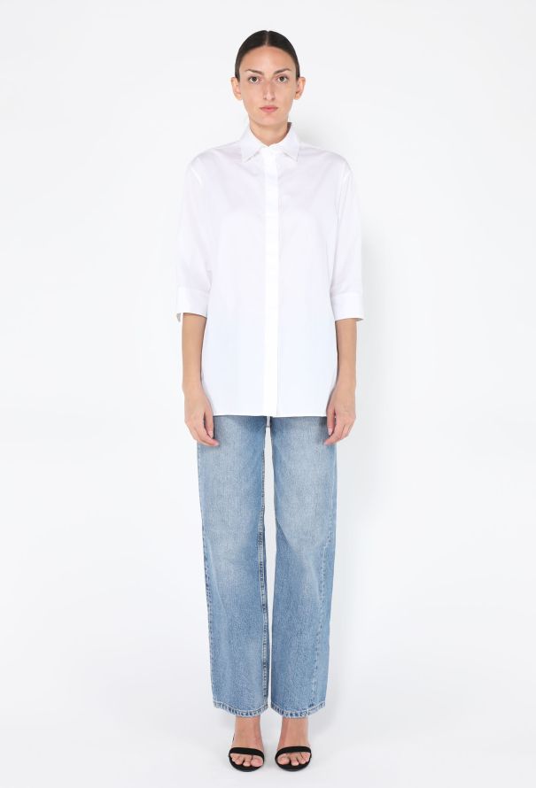 The Row Carpazi Cotton Poplin Shirt, 2024 - 3