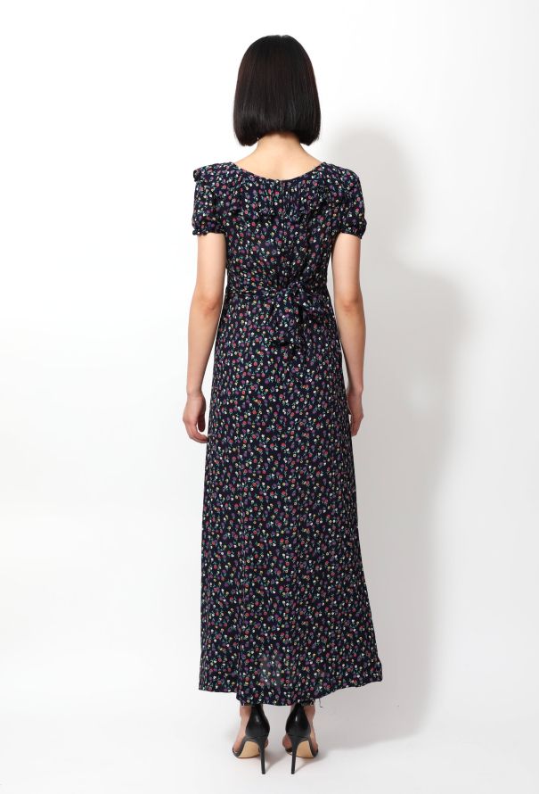 Exquisite Vintage Floral Print Dress - 5