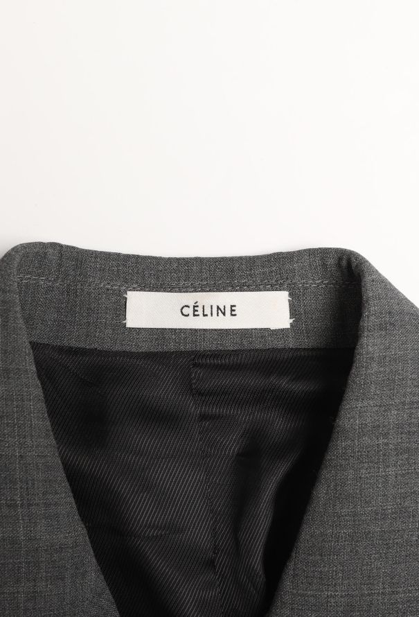 Céline F/W 2017 Belted Crêpe Blazer - 8