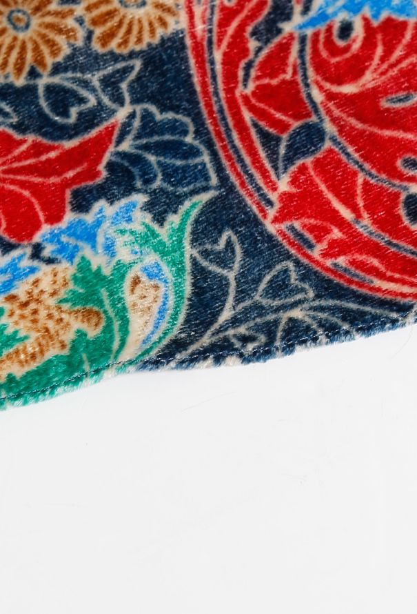 Louis Vuitton 2015 Floral Velvet Skirt - 7