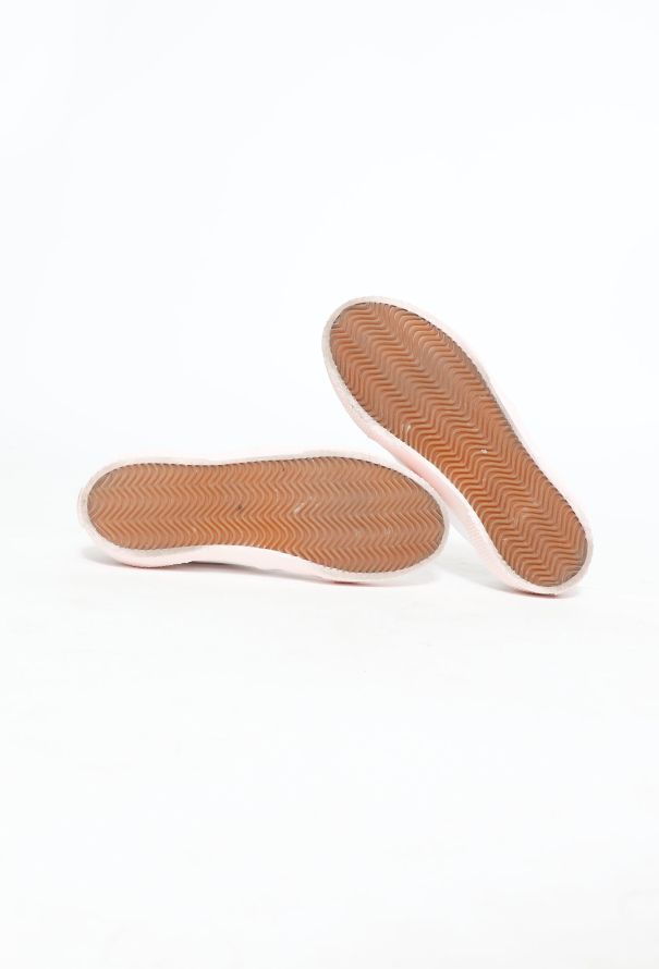 Céline Contrast Sole Canvas Trainers - 6