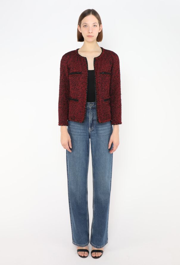 Chanel Braided Trim Tweed Jacket - 3