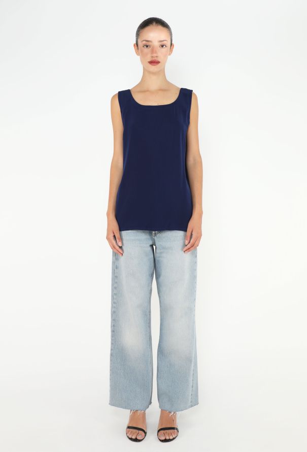 Saint Laurent 1995 Crêpe Tank Top - 2