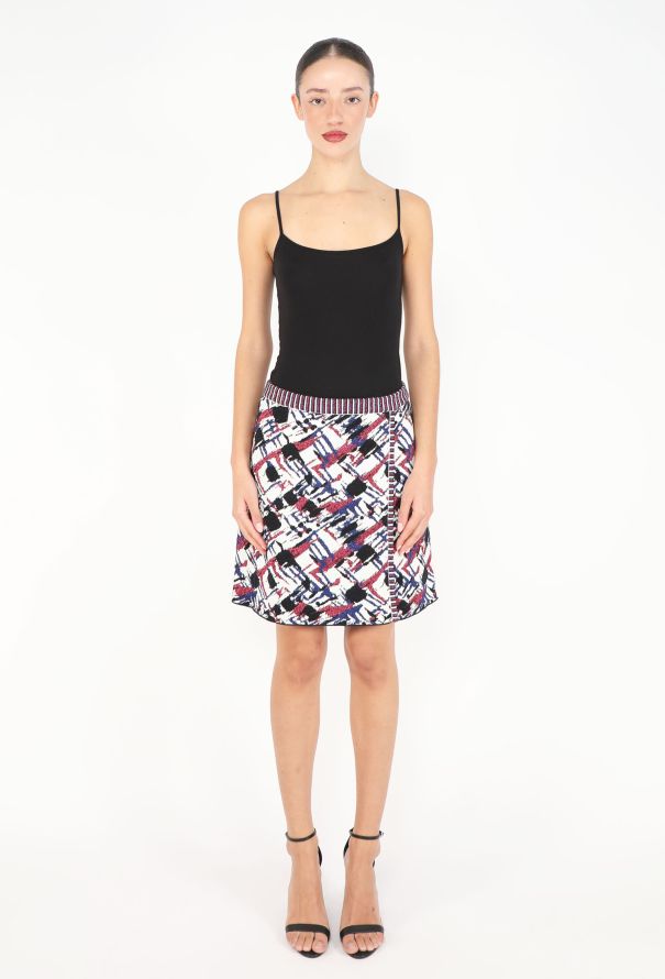 Chanel S/S 2016 Graphic A-Line Skirt - 1
