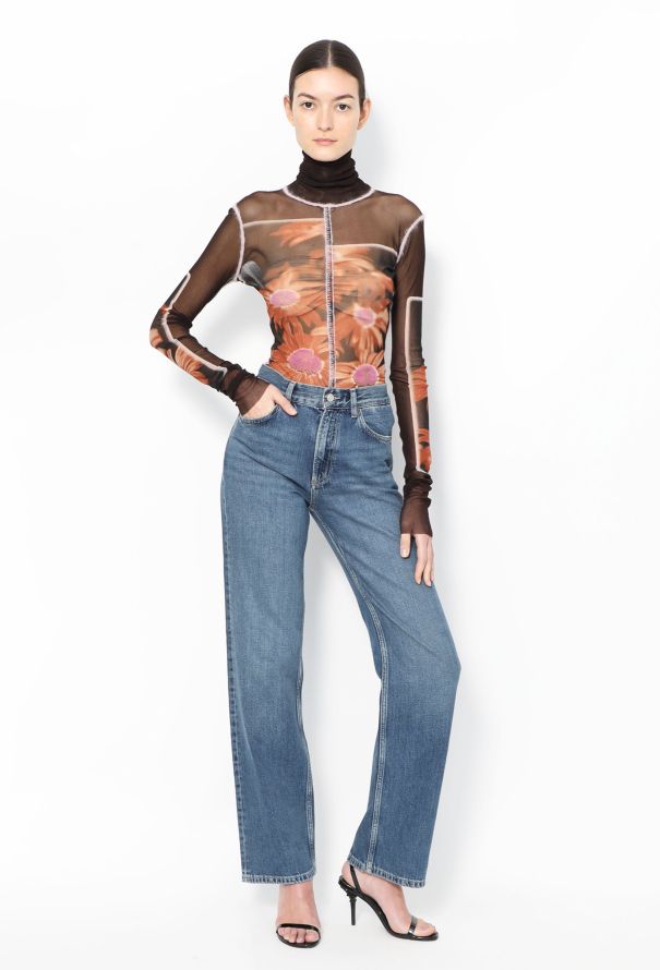 Jean Paul Gaultier Vintage Floral Mesh Top - Late 1990s - 5