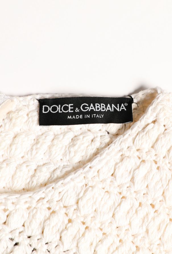 Dolce & Gabbana S/S 2011 Strass Crochet Dress - 6