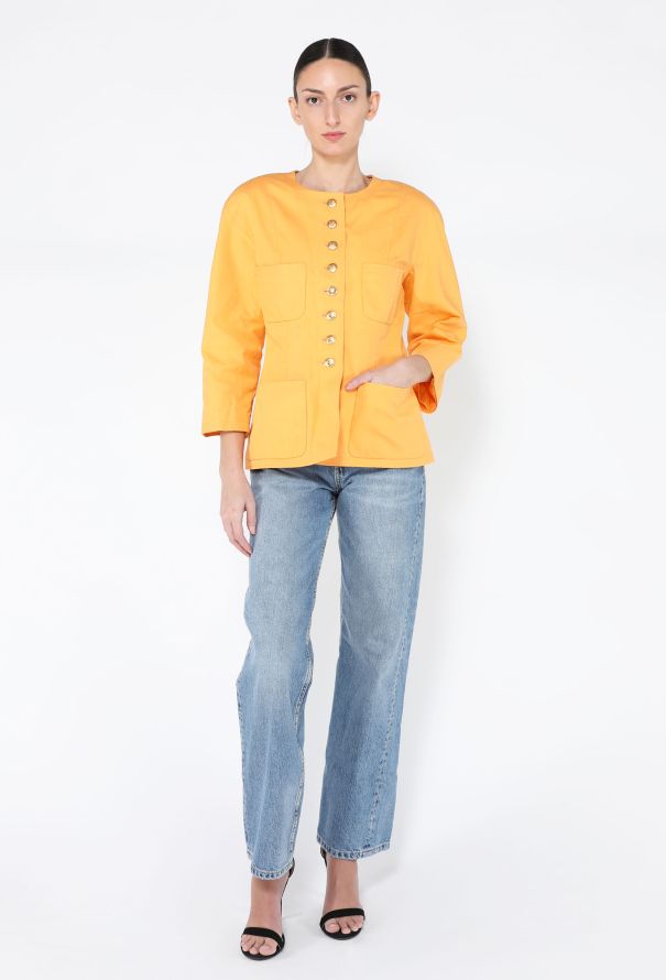 Chanel '90s Classic 'CC' Button Jacket - 2