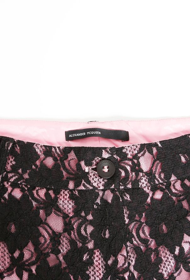 Alexander McQueen F/W 1996 'Dante' Lace Mini Shorts - 5