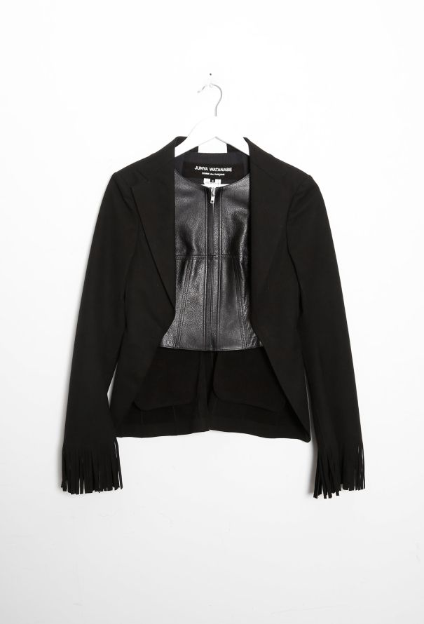 Junya Watanabe S/S 2014 Leather Fringed Suede Jacket - 6