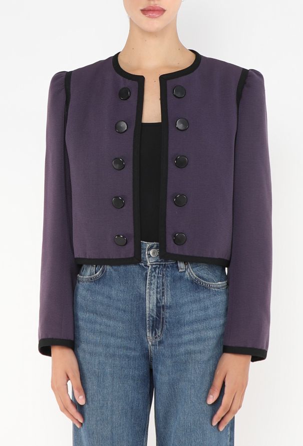 Saint Laurent Late '70s Russian Cropped Jacket - 3