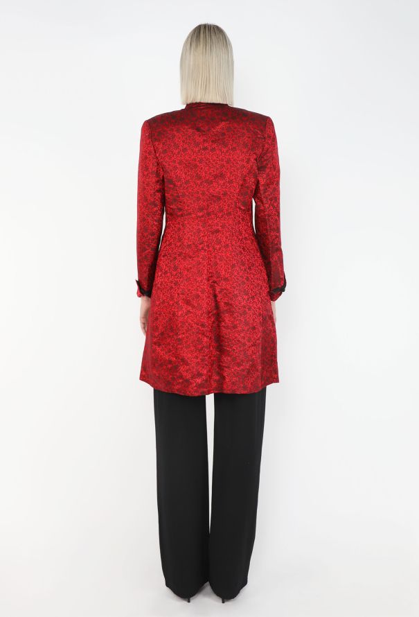 Shanghai Tang Silk Jacquard Tang Coat, 1990s - 5