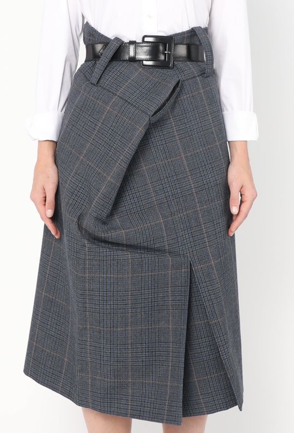 Balenciaga F/W 2017 Asymmetrical Folded Skirt - 3