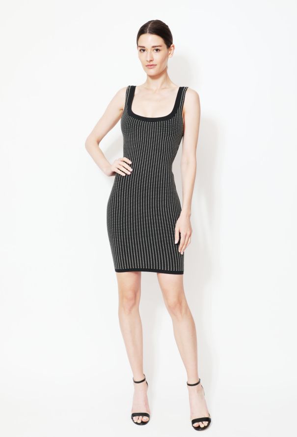Alaïa Collector S/S 1990 Dotted Bodycon Dress - 4