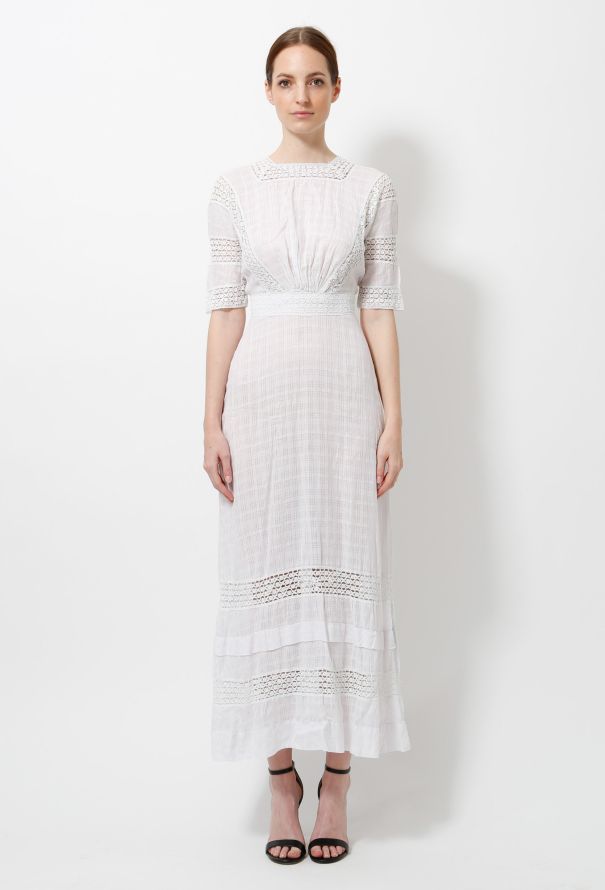 Crochet Lace Dress - 1