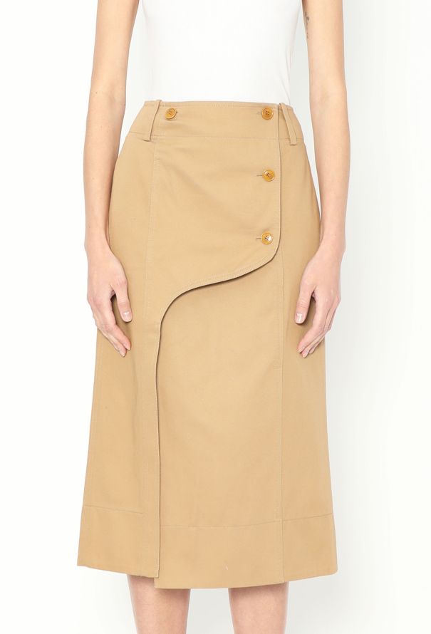 Givenchy 2019 Asymmetrical Gabardine Skirt - 2