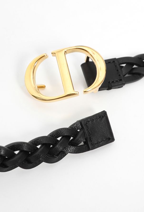 Dior 2020 Braided 'CD' Wrap Belt - 5