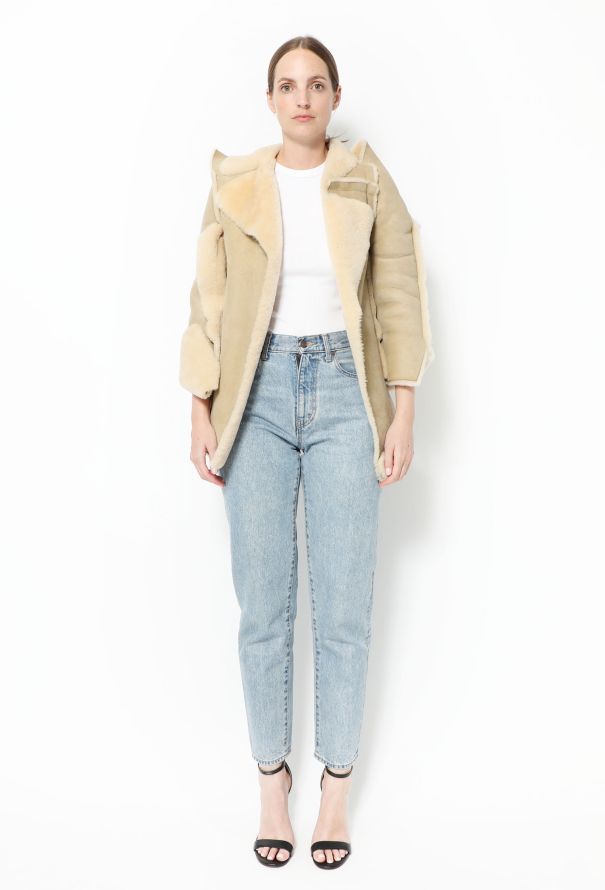 Junya Watanabe Deconstructed Shearling Jacket - 3