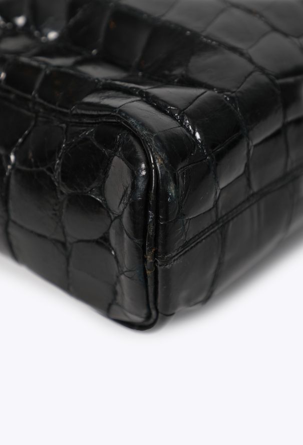 Chanel Alligator Maxi Camera Bag, 1990s - 10