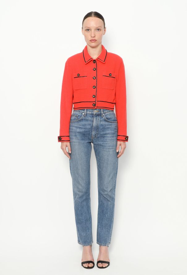 Chanel Cropped ‘CC’ Jacket – Iconic S/S 1995 by Karl Lagerfeld - 4
