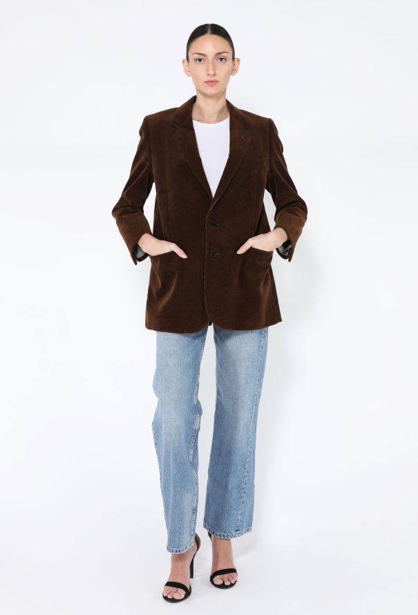 Céline F/W 2019 Tailored Corduroy Blazer - 3